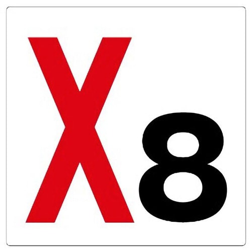 通り芯表示板 346−081 X8