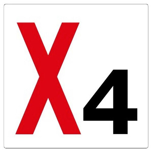 通り芯表示板 346−041 X4