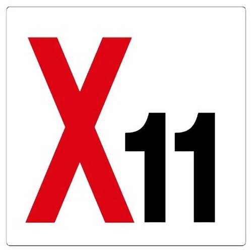 通り芯表示板 346−111 X11