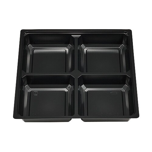 MSD中仕切 80−80 C−1 黒 6袋