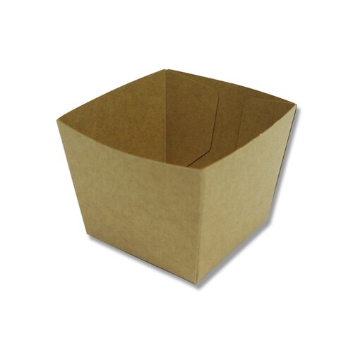 BT52 クラフトキューブ 茶無地 40袋