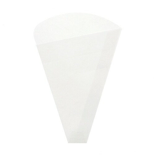 無地三角袋T05 白 スパイラル 20袋