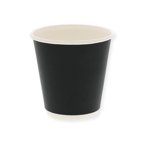 黒無地二重カップ 10オンス 300ml 40個