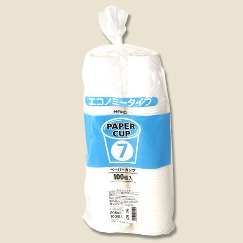 ヘイコーペーパーカップE7oz 口径73白20個