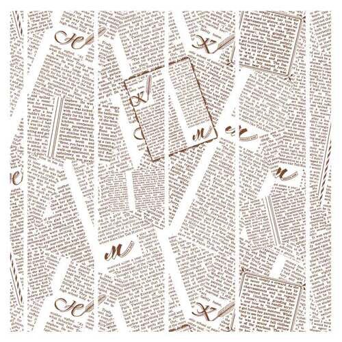 WAXペーパーイニシャル 白 30−30 50個