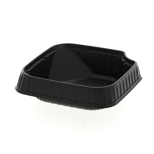 正角丼 中皿 黒 6袋