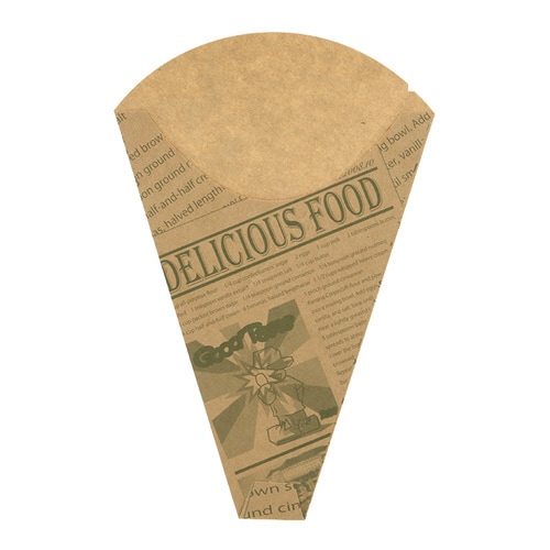 クレープ三角袋04 M 茶 20袋