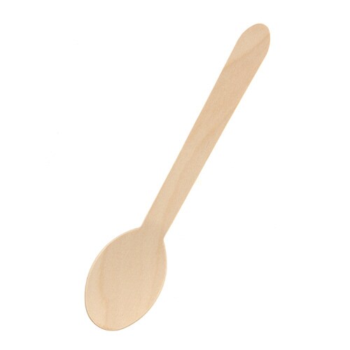 木製スプーン160mm48巾ナチュラル袋入20袋
