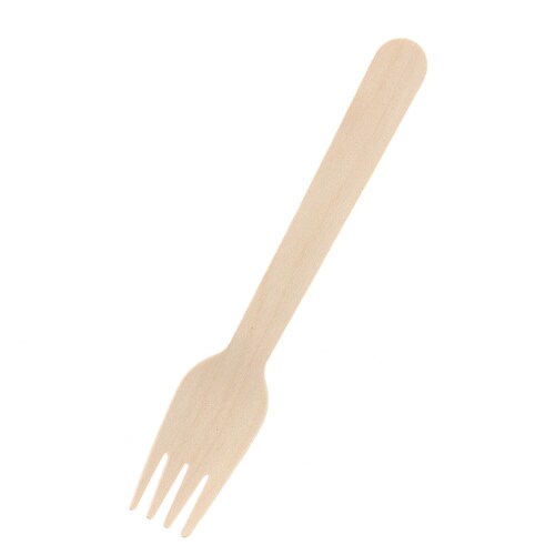 未晒紙完封木製フォーク 160mm 20袋