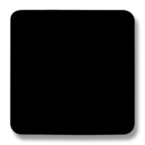 コースター 90角丸 黒 0.8mm厚 20袋