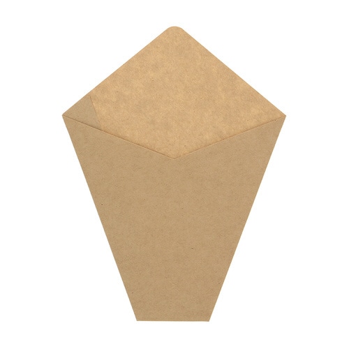 030−バブルワッフル袋 茶無地 20袋