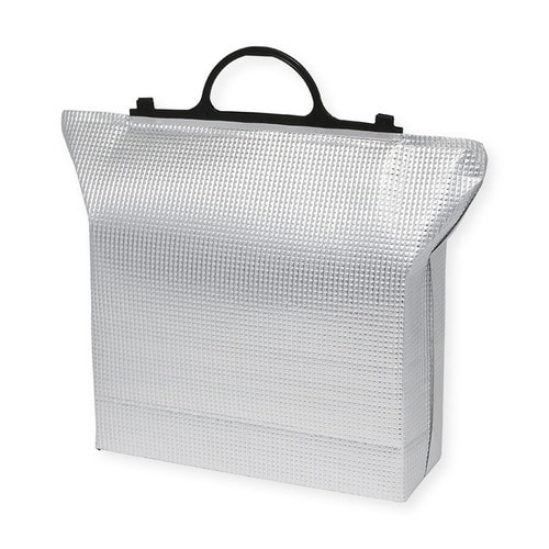 手提げ保冷角底袋(黒) マチ特大 10袋