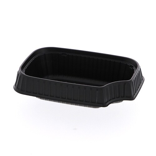 長角丼 中皿 黒 8袋