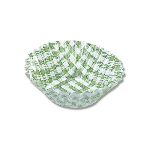 PBTおかずケース 5F 緑チェック 50袋