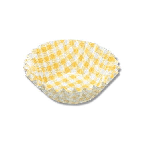 PBTおかずケース 5F 黄色チェック 50袋