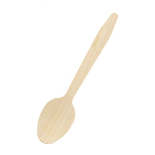 木製幅広スプーン160mm筋付き未晒紙完封30袋
