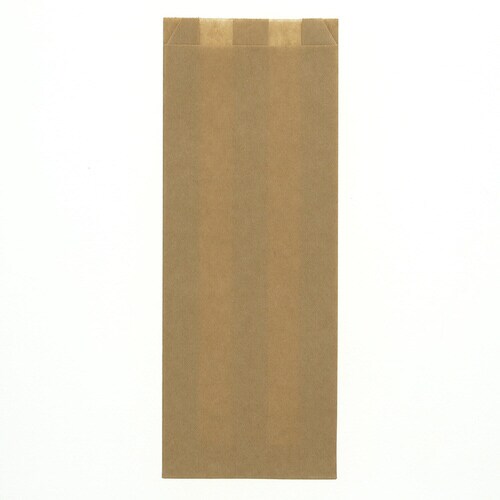 耐油ガゼットパック ロング 未晒無地 40袋