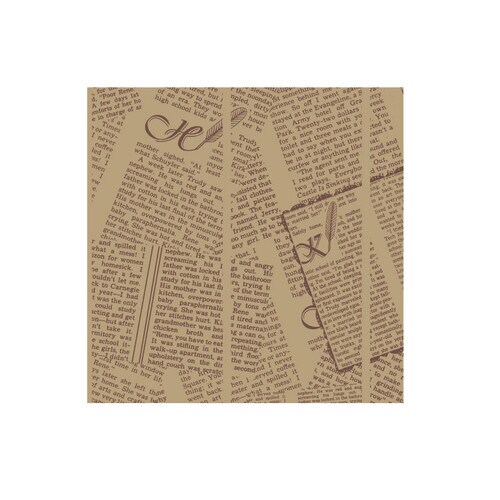 WAXペーパー 茶 15−15 50個