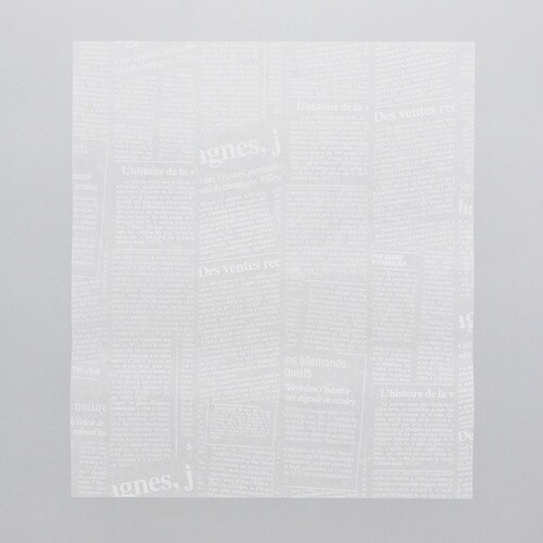 WAXペーパー21.8−25ニュースレター白50個