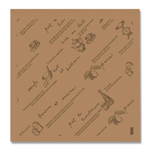 バーガー袋 M 未晒ティータイム 8袋