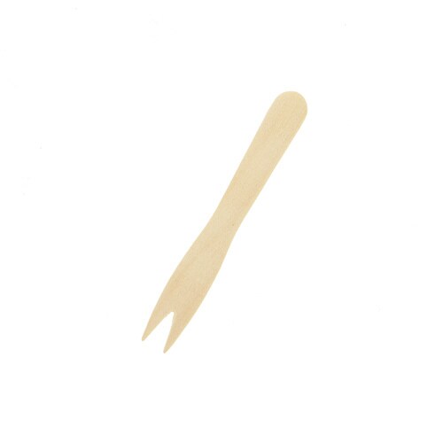木製ミニフォーク 85mm未晒紙完封 100袋