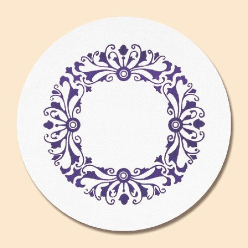 コースター90丸 DCP0.5 紺 25袋