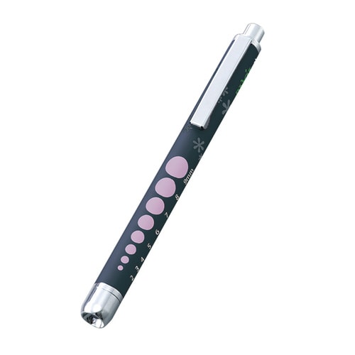 ラバー調ソフトLEDペンライト(ロング) ブラック