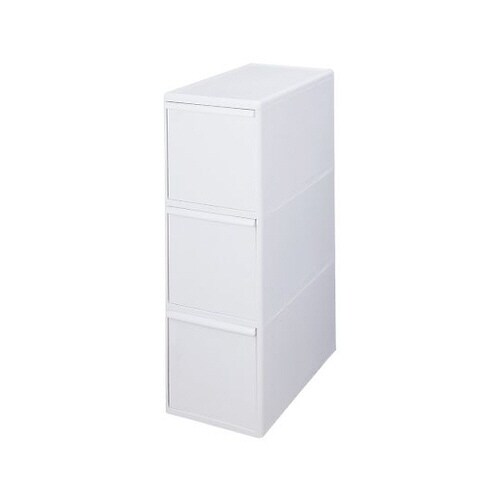 スリムストッカー ワイド3段 BW−3_C_WH