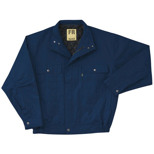 綿防寒ジャンパー ネイビー L C106