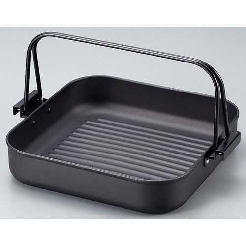 彩食庵 鉄角型焼肉&すきやき鍋 26×2