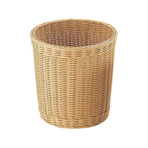 トラッシュボックス 丸型アイボリー 大