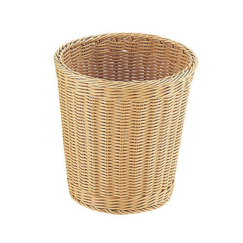 トラッシュボックス 丸型アイボリー 小