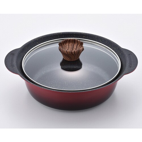 彩食庵 IH対応フチ付卓上鍋 21cm