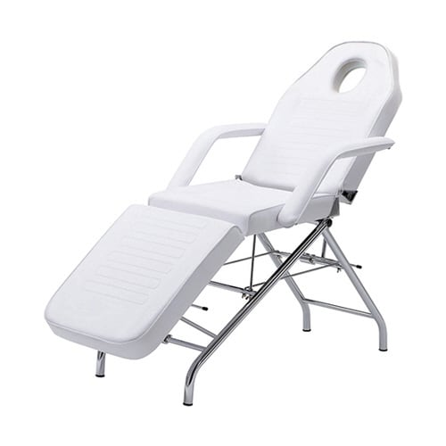 フェイシャルベッド 有孔 ホワイト T−