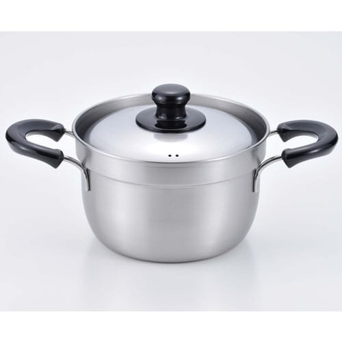 燕三 IHふきこぼれにくい両手鍋 18c