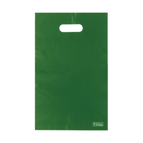 ポリ袋ハードS ディープグリーン 100枚入