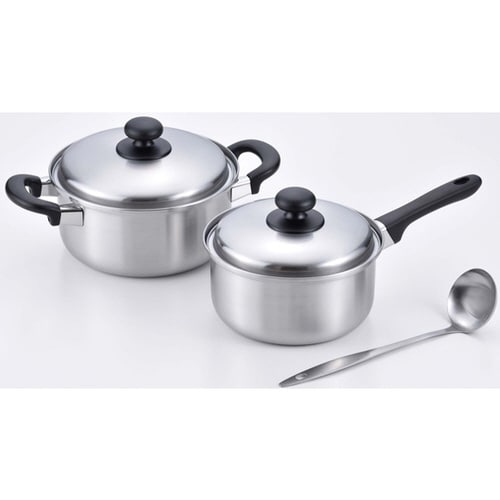 燕三 IH片手鍋18cm&両手鍋20cm