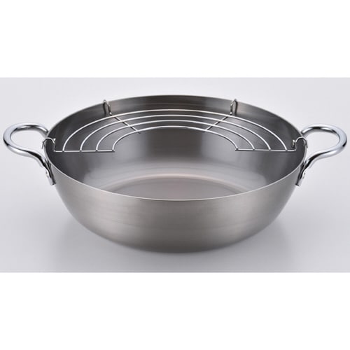 千歳 鉄 共柄揚げ鍋 24cm CS−016