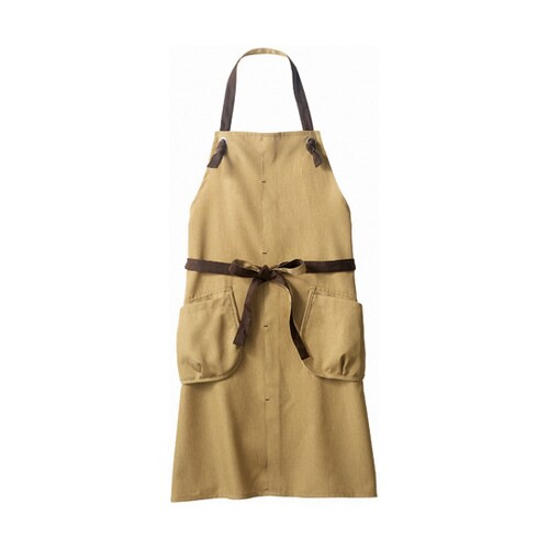 エプロン 兼用 ベージュ/ブラウン OV