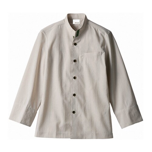 コックジャケット 兼用 長袖 ライトグレ