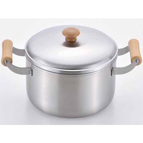 千歳 木柄深型両手鍋 22cm CS−003