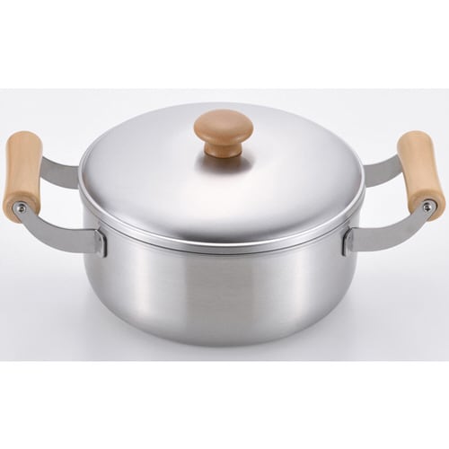 千歳 木柄両手鍋 20cm CS−002