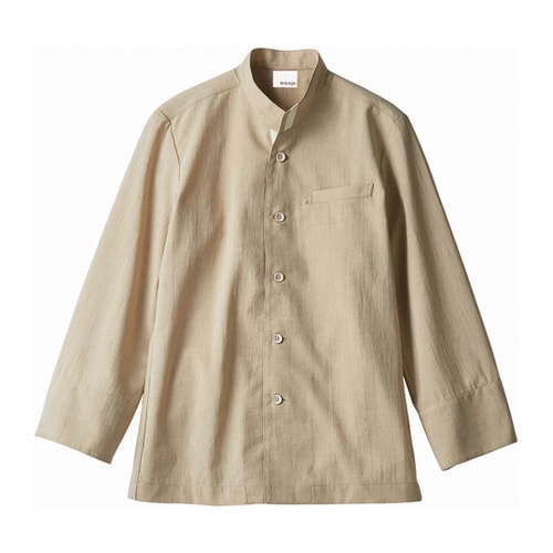 コックジャケット 兼用 長袖 ベージュ/