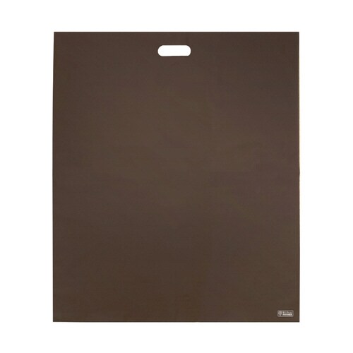 梨地ソフトポリ袋3L ブラウン 50枚入