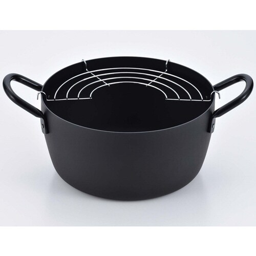 燕三 IH対応鉄深型天ぷら鍋 22cm