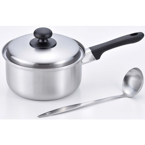 燕三 IH対応片手鍋 18cm(お玉付)