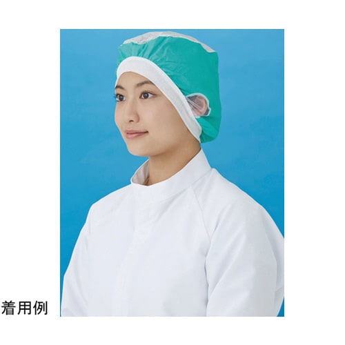 エレクトネット帽 グリーン M 200枚