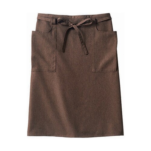 サロンエプロン 兼用 ブラウン OV50