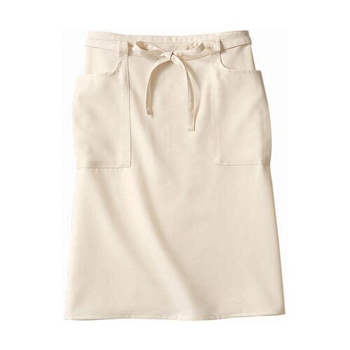 サロンエプロン 兼用 白 OV5003−2 フリー