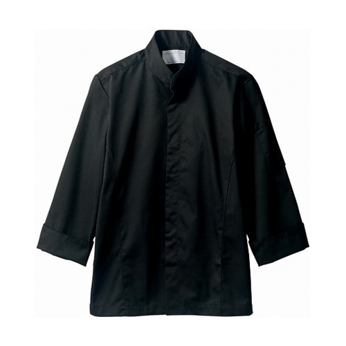 コックコート 兼用 長袖 黒 6−1033 M